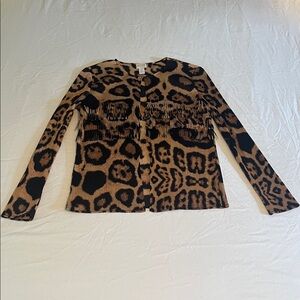 Chico's Animal Print Blouse